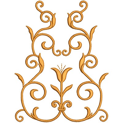 Matriz de matriz Matriz De Bordado Ornamento Litúrgico 2